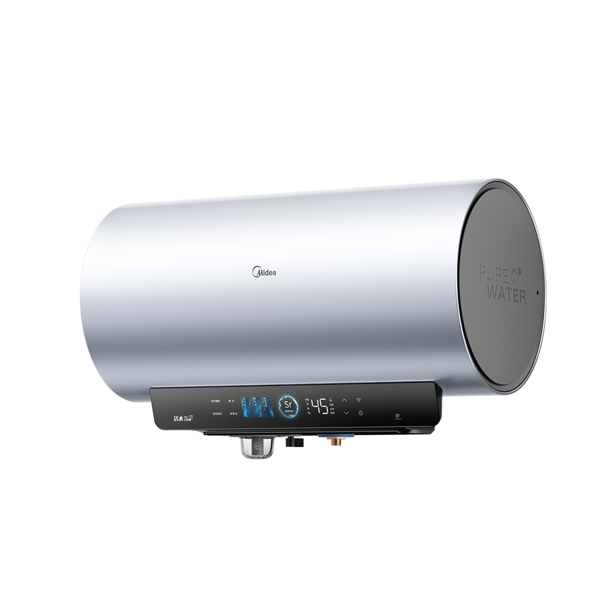 美的活水2.0电热水器F60-32Q5SUltra(HE) 自动排污 瞬热洗 富锶温泉浴