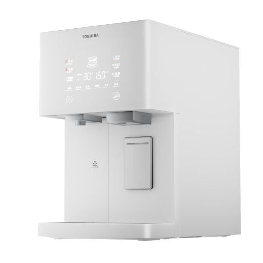 东芝（TOSHIBA）TJT-TIA01小冰糖台式净饮制冰机 7g重透亮冰块 3S即热 外置水箱