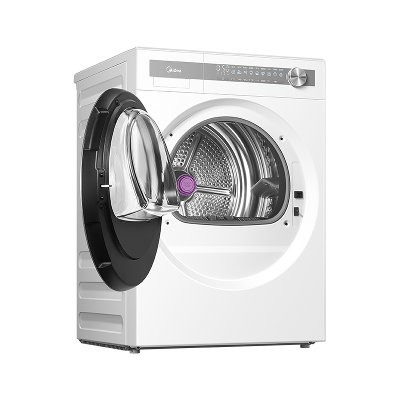 美的元气2.0 10KG干衣机纯平全嵌节能省电舒适降噪医护级除菌除螨 MH10L7PRO