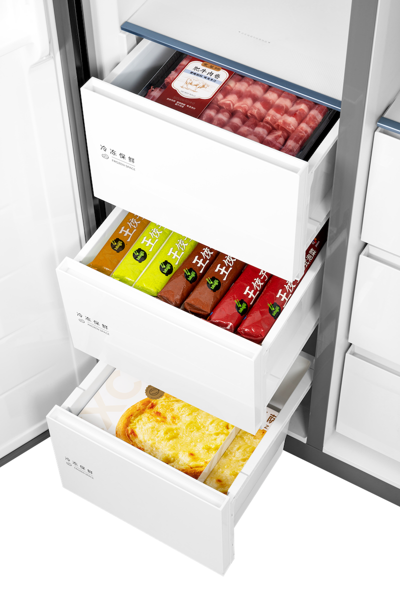 美的 冰箱 BCD-608WKGPM(Q) 云海灰