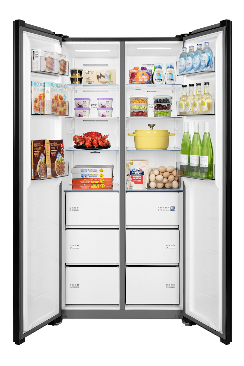 美的 冰箱 BCD-608WKGPM(Q) 云海灰