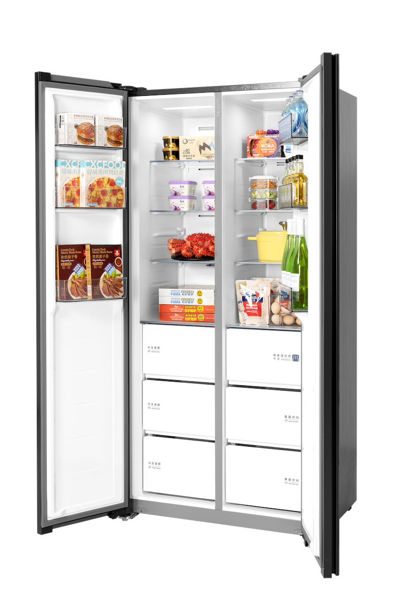 美的 冰箱 BCD-608WKGPM(Q) 云海灰