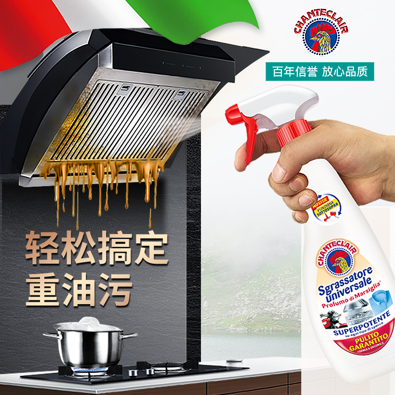 大公鸡 管家 多功能油污净 红色马赛 600ml*2