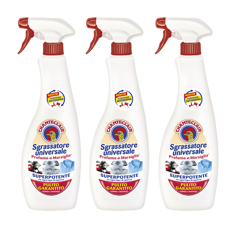 大公鸡 管家 多功能油污净 红色马赛 600ml*3