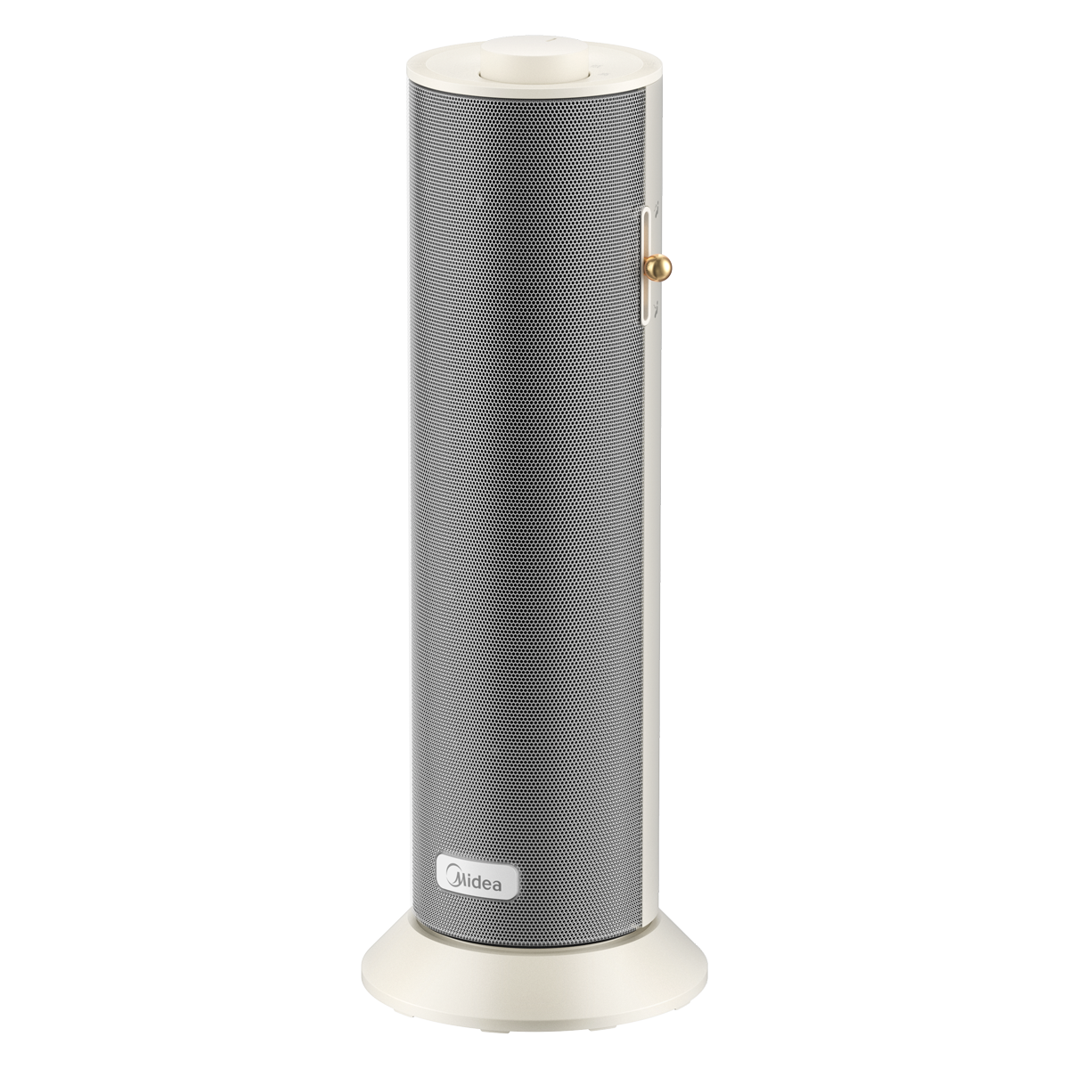 美的 塔式暖风机 HFS20DQ 浅杏 PTC速暖 广角送暖 整机免安装