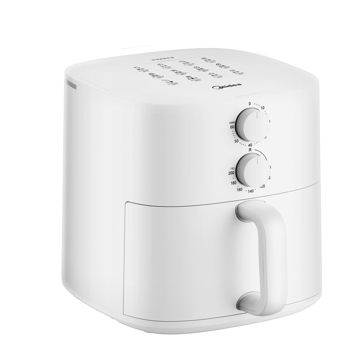 美的 空气炸锅 MF-KZE5313 5.3升容量 双旋免翻面