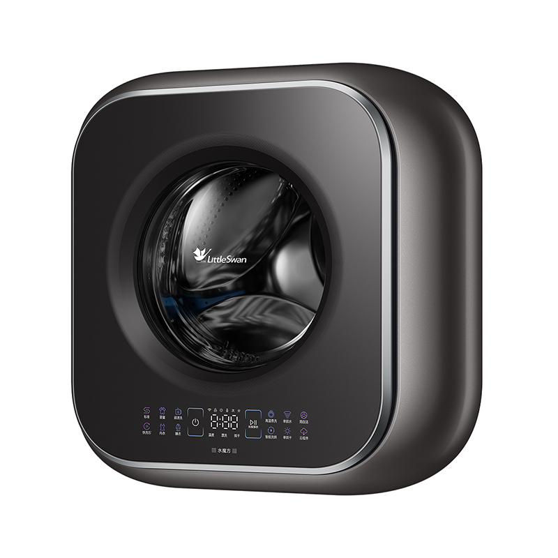 【企业补贴】小天鹅水魔方3KG壁挂洗烘一体机 一体防烫除菌螨环绕大风量 TD30M60