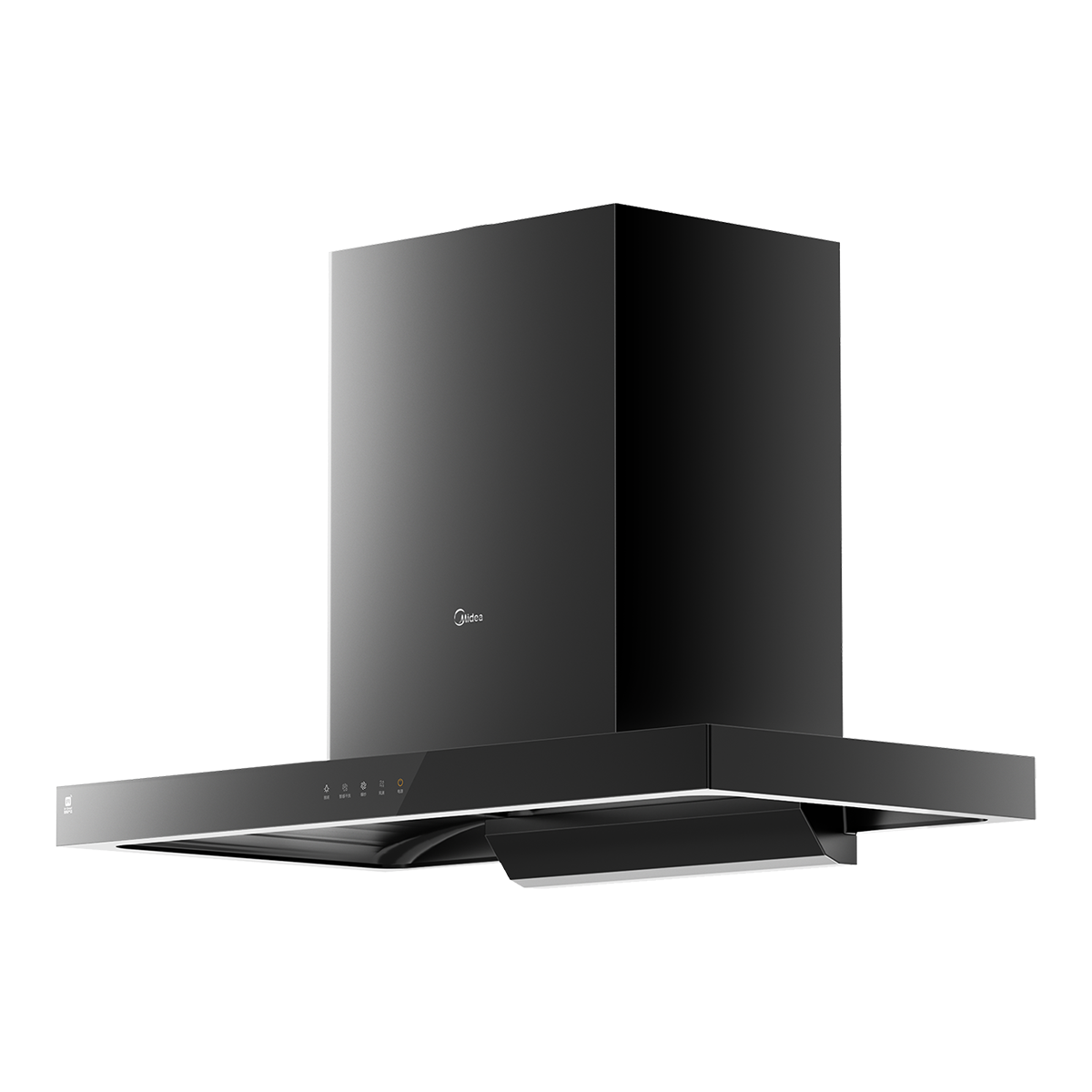 美的油烟机CXW-268-T201 T型 21m³大吸力 智感干洗  