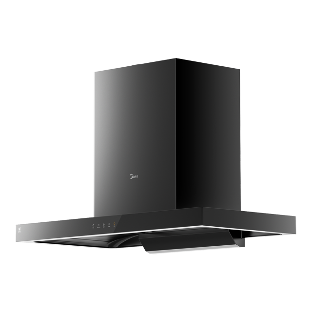 美的油烟机CXW-268-T201 T型 21m³大吸力 智感干洗  