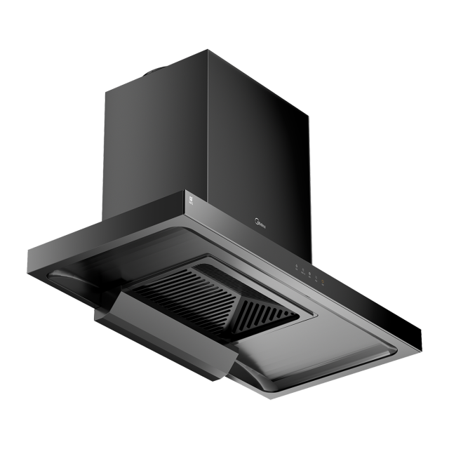 美的油烟机CXW-268-T201 T型 21m³大吸力 智感干洗  