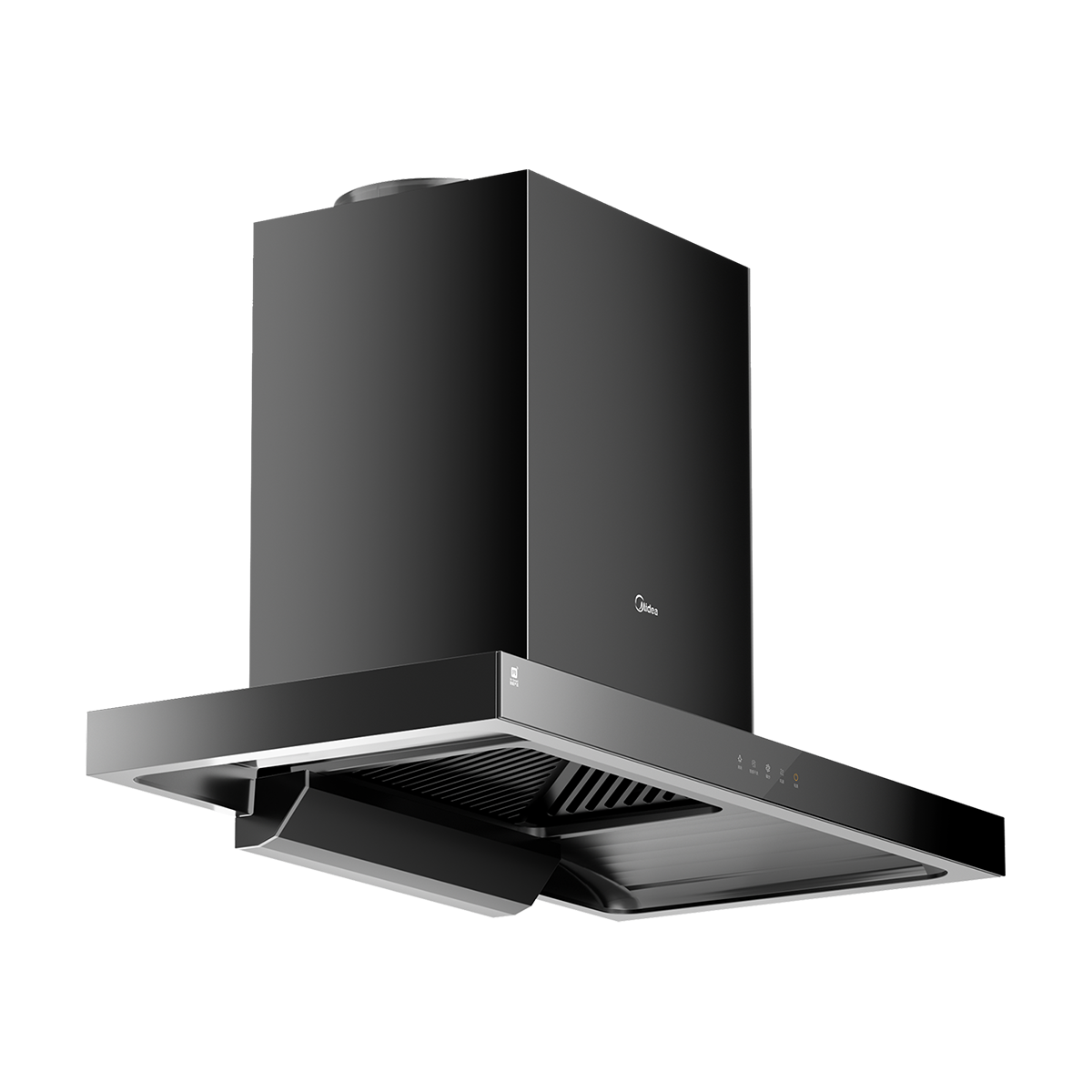 美的油烟机CXW-268-T201 T型 21m³大吸力 智感干洗  