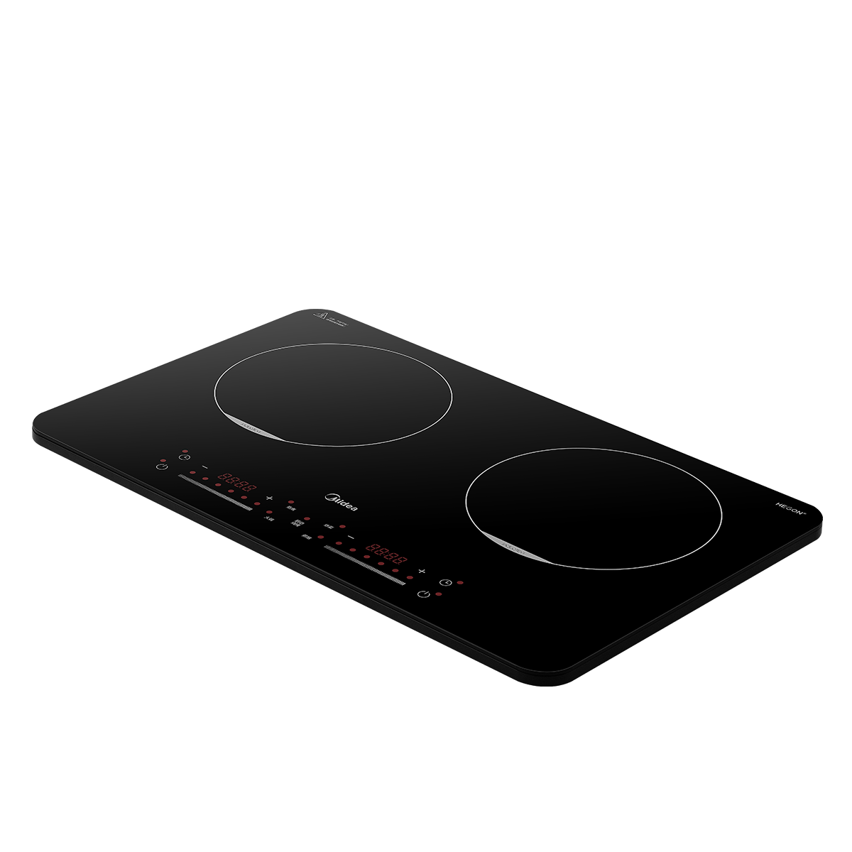 美的 双头电磁炉 MC-DZ35W5-111 一体微晶面板 无需安装