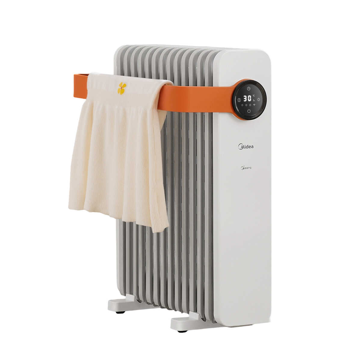 油汀电暖器 创新鱼骨油路 美居APP智控 烟囱式散热 极地白HYW22KRB 