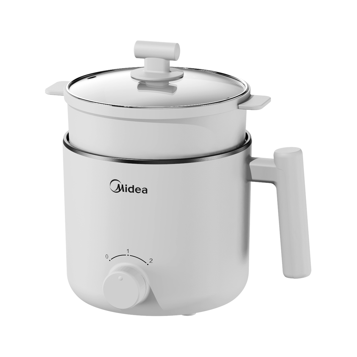 美的 电煮锅 MC-XZE1613 1.7L容量 多功能小煮锅