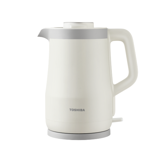 东芝 电水壶  KT-15DRSC(W) 极地白 1.5L日本专利倾倒防漏水