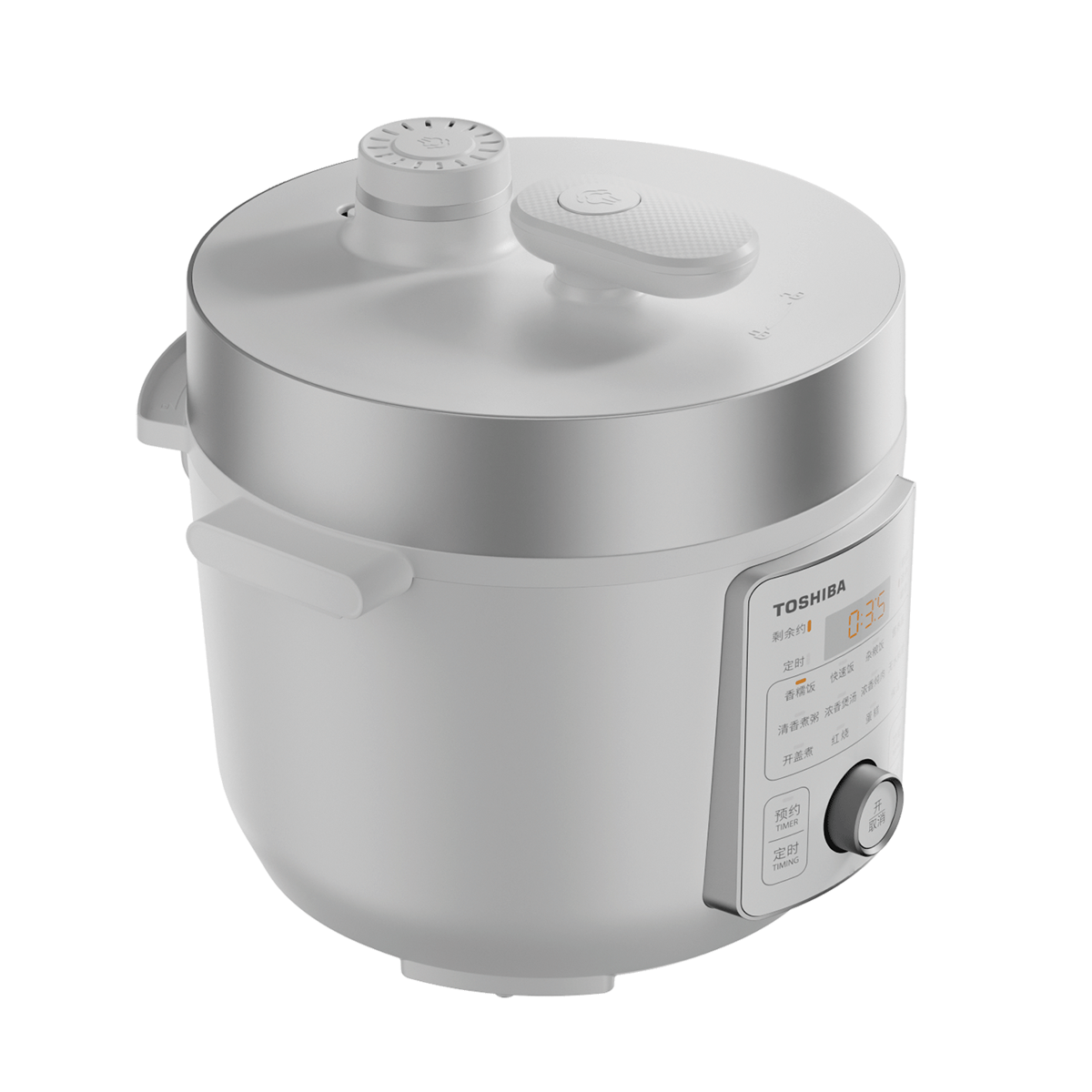 东芝电压力锅 PC-48MRSC(W)  4.8L 芝味压力锅  70KPA无水料理