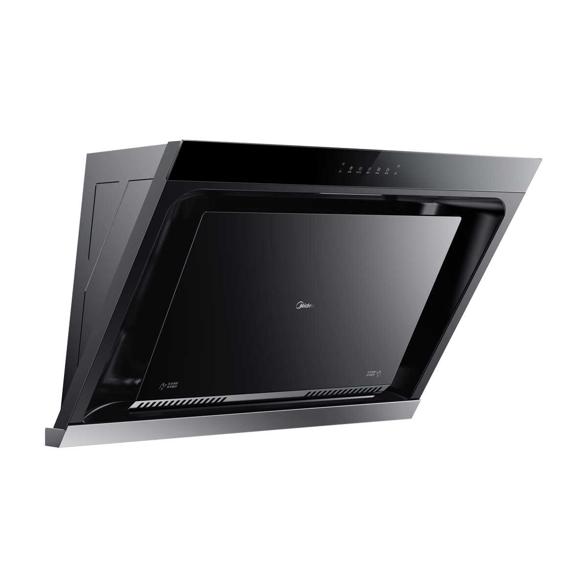 美的油烟机JP32 侧吸式19m³大吸力 一键智感干洗 挥手/app智控