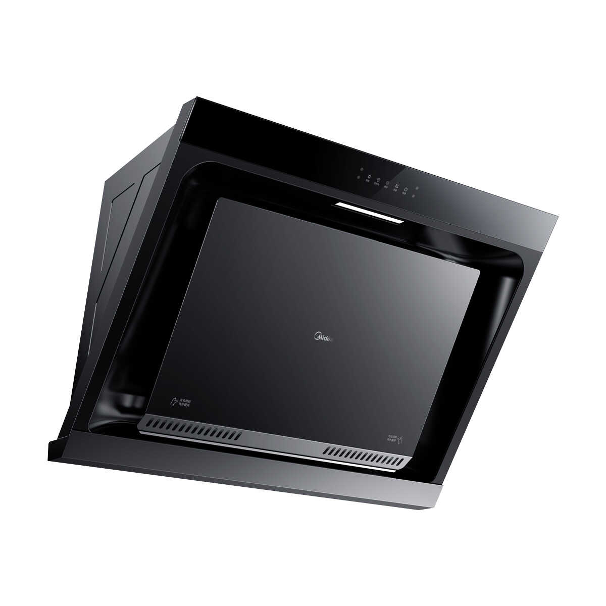 美的油烟机JP32 侧吸式19m³大吸力 一键智感干洗 挥手/app智控