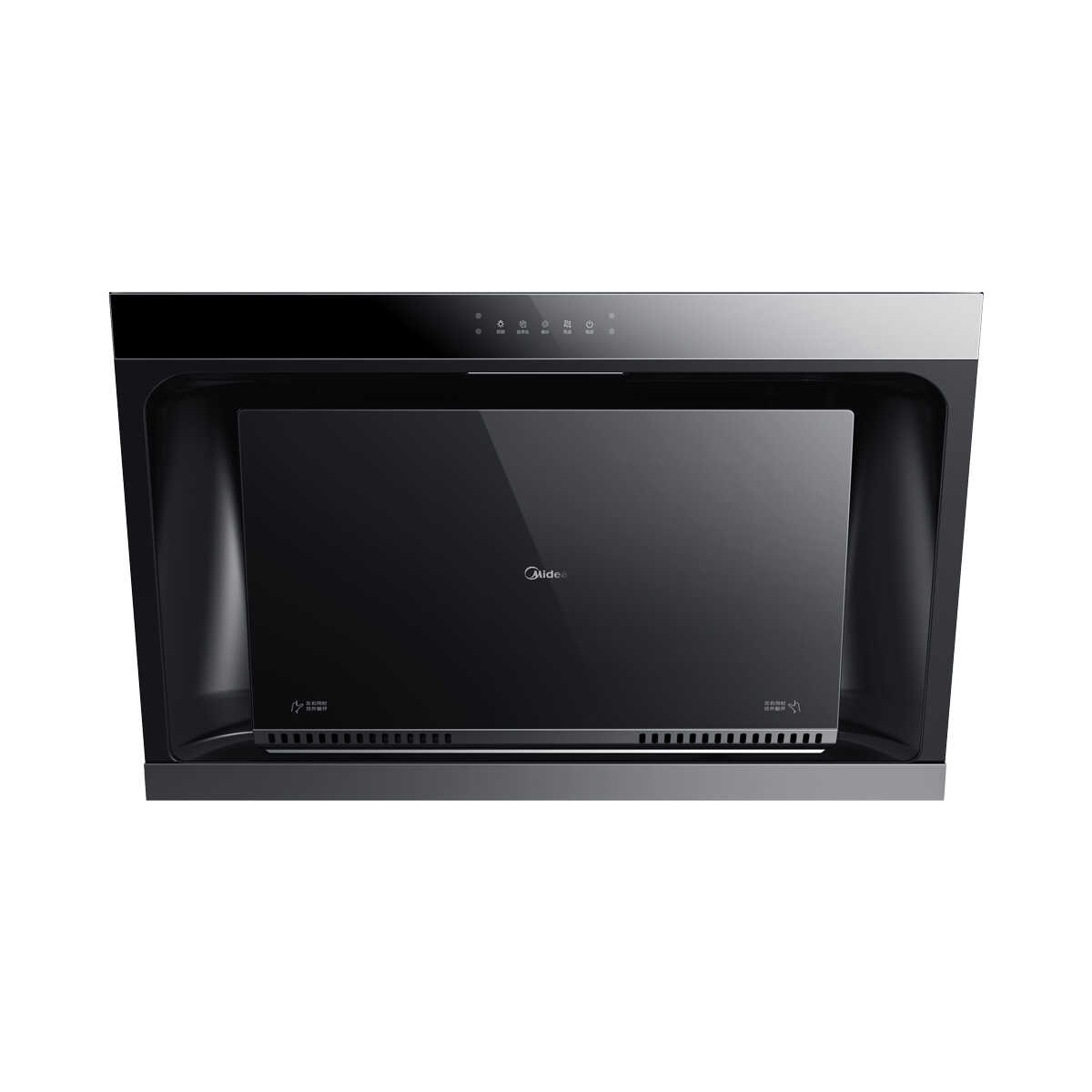 美的油烟机JP32 侧吸式19m³大吸力 一键智感干洗 挥手/app智控