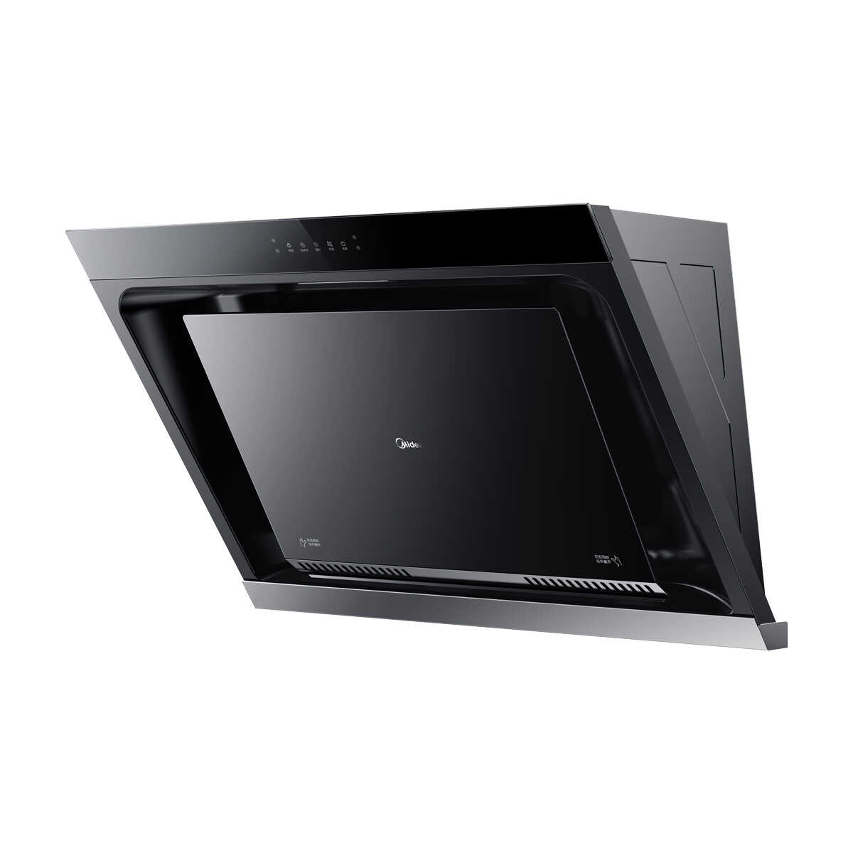 美的油烟机JP32 侧吸式19m³大吸力 一键智感干洗 挥手/app智控