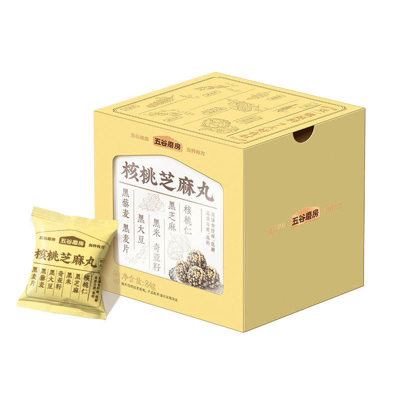 五谷磨房 小天才-核桃芝麻丸84g（单位：盒）